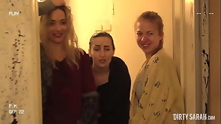 DIRTY SARAH - Perverse Visit Of Young Russian Bitches Who Would Do Anything To Get Some Cash