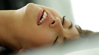 A dark haired that revels rectal attention is getting poked stiff