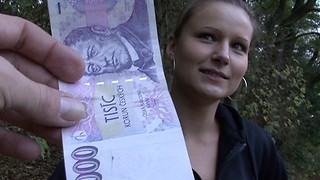 Czech first-timer from the Prague Ingrid inhales off hard-on outdoors for prompt money