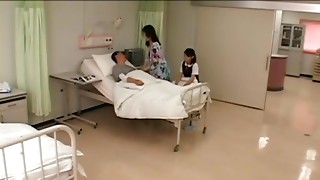 College female japan in medical center