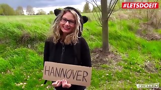 LETSDOEIT - Huge-titted Hitchhiker Mummy Izzy Mendosa Pays With Cunny For Her Travel To Hannover
