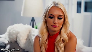 MommysGirl Stepmoms Kit Mercer &amp_ Kenzie Taylor Smack Their Horny Stepdaughter