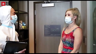 Nubile Slut Kay Needs Japanese man'_s Jizz Inwards Her Wap For Covid Cure - BananaFever