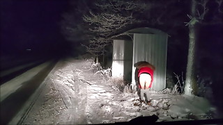 My husband's buddy nails me as he drives me home