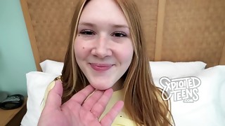 Ultra-cute pallid redheaded teenage starlets in this Point of view porno