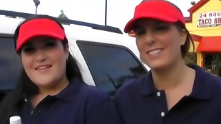 Taco women dual crew his beef whistle