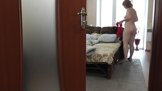 Parent weirdo spies behind onanism stepdaughter. Elder young. Burst slit