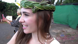 Partying lady