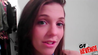 She recorded a hook-up gauze of her jerking