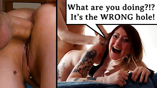 Excruciating ANAL! Howling & Bellowing over an unwanted Internal cumshot in the Bum - Extraordinary & Harsh Ass-fuck