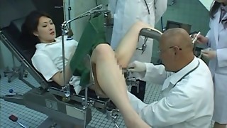 Costume play Porn: Asians Nurses Costume play Asian Mummy Nurse Romped Doctors Office part 1