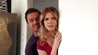 Trampy stepmom joins the youthful duo for a insatiable three way