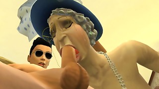 Grannie Handle Posh Grandmas Fellating Youn - Saggy-tits