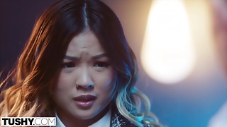 TUSHY Puny Lulu Gets some Assfuck Discipline by her Manager - Lulu chu