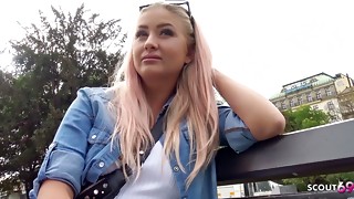 GERMAN SCOUT - Curvaceous School Teenage Chat TO Bang AT REAL PICK UP Audition - Cayla lyons