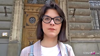 GERMAN SCOUT - Uber-cute School Nubile SARA Converse TO First-ever Assfuck AT STREET Audition - Jason steel