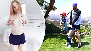 Exxxtra Smallish - Puny Harmless Teenager Is Presented To Immense Lady Fucktoys And Gets A Sensational Sex-Ed Lesson
