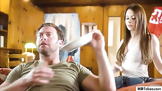 Deviant stunner entices sexually attractive stepfather - Charly Summer