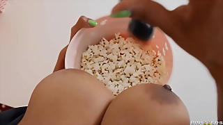 Flicks, Assfuck Nails and Popcorn Cum-shots - Tina Fire / Brazzers  / fountain utter from www.brazzers.promo/pop