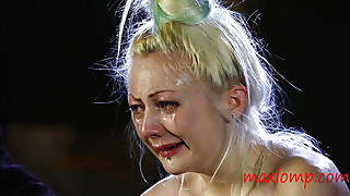 Unbelievable Ash-blonde Nubile Howling in Awful Agony