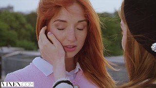 VIXEN A Rich Duo Share A Flawless Ginger-haired On Vacation
