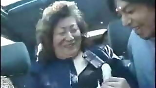 granny Asians in bus