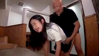 super-cute Asian gives ultra-cute service in steamy spring