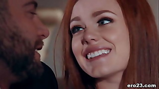 PAWG redhead tricked a guy into passionate sex