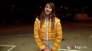 Amazing night of PUBLIC fun from an incredibly hot Mexican girl