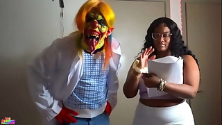 Gibby the clown fucks siren nudist and baebrattty in Atlanta