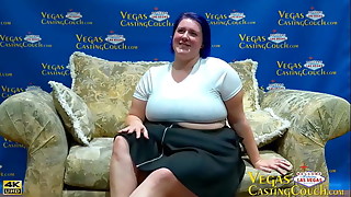 Vegas MILF BBW - First Time On Camera Ever -Rubs - Fingers Her Clit To Orgasm POV - Throat Deep Fucked POV - Anal Pounding POV - Casting In Las Vegas